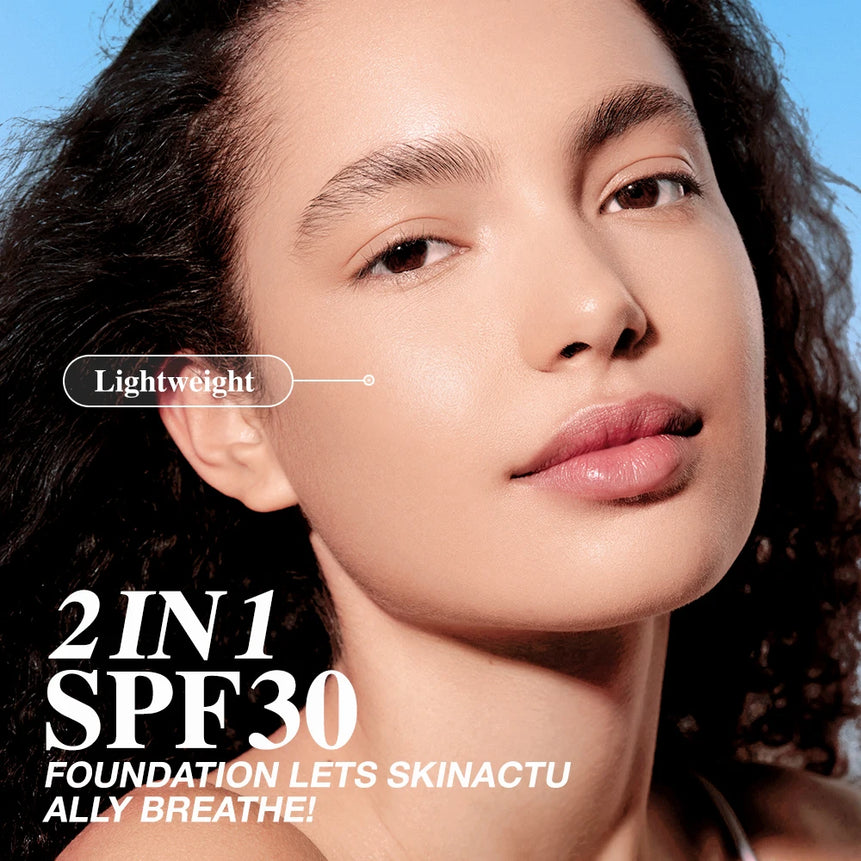 O.TWO.O Liquid Foundation | Matte, Moisturizing, Oil-Control, Long-Lasting, Waterproof Makeup