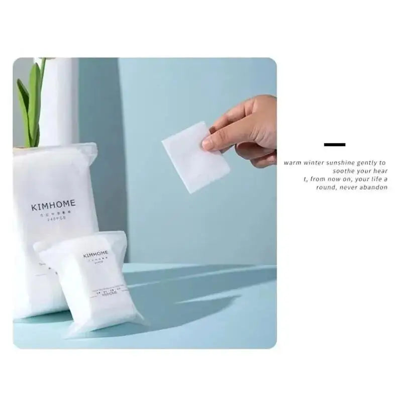 240PCS Multi Functional Cotton Thin Stretchable Makeup Remover Cotton Cotton Special Pad Wet Toner Facial Mask Paper Soft and Sk