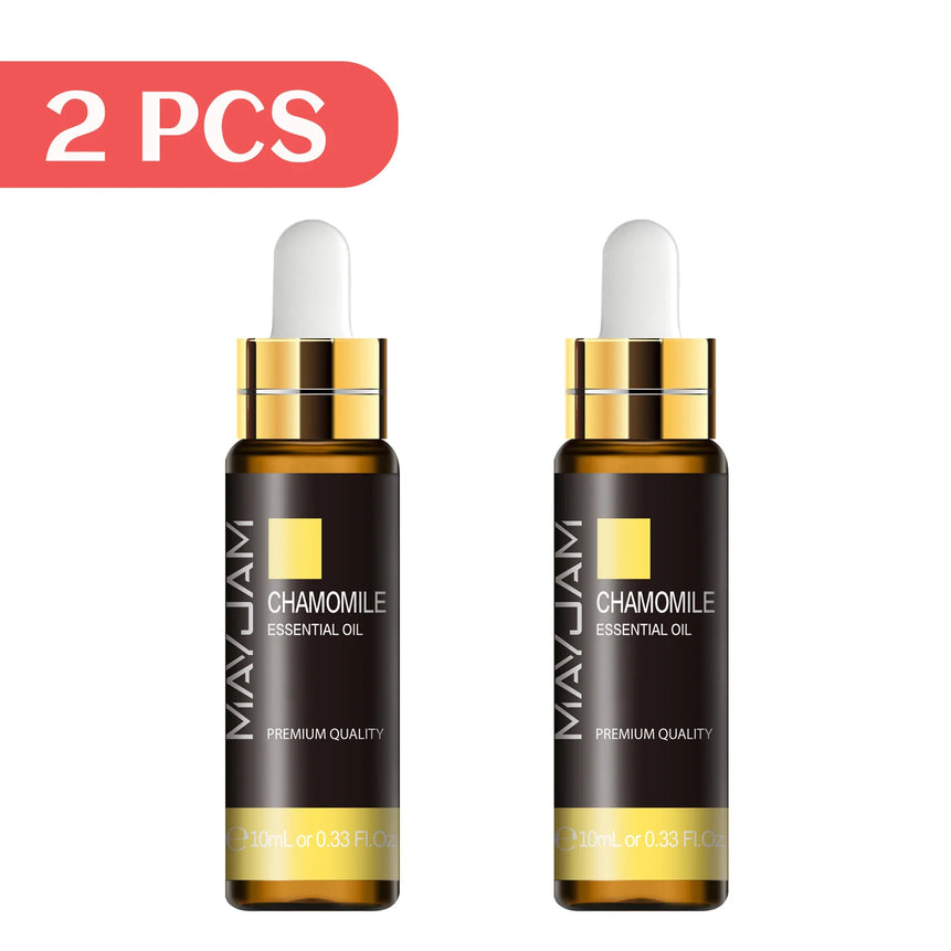MAYJAM 2pcs Pure Essential Oils with Dropper Sweet Orange Lavender Jasmine Eucalyptus Vanilla Sandalwood Cajeput Vetiver Sage
