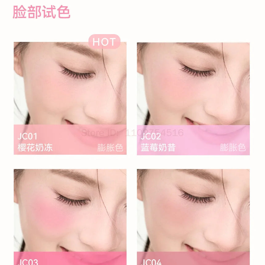 AZTK Liquid Blusher Tanned Jello Color Powder Rendering Moisturizing Longlasting Beauty Expands Contracts Cheek Face BlushMakeup