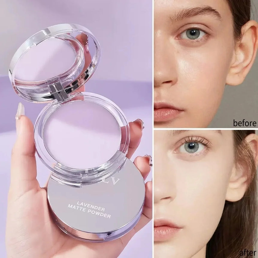Violet Cream Setting Cream To Powder Skin-friendly Skin Natural Face Long Lasting Oil-controlling Contouring Powder Cosmetics