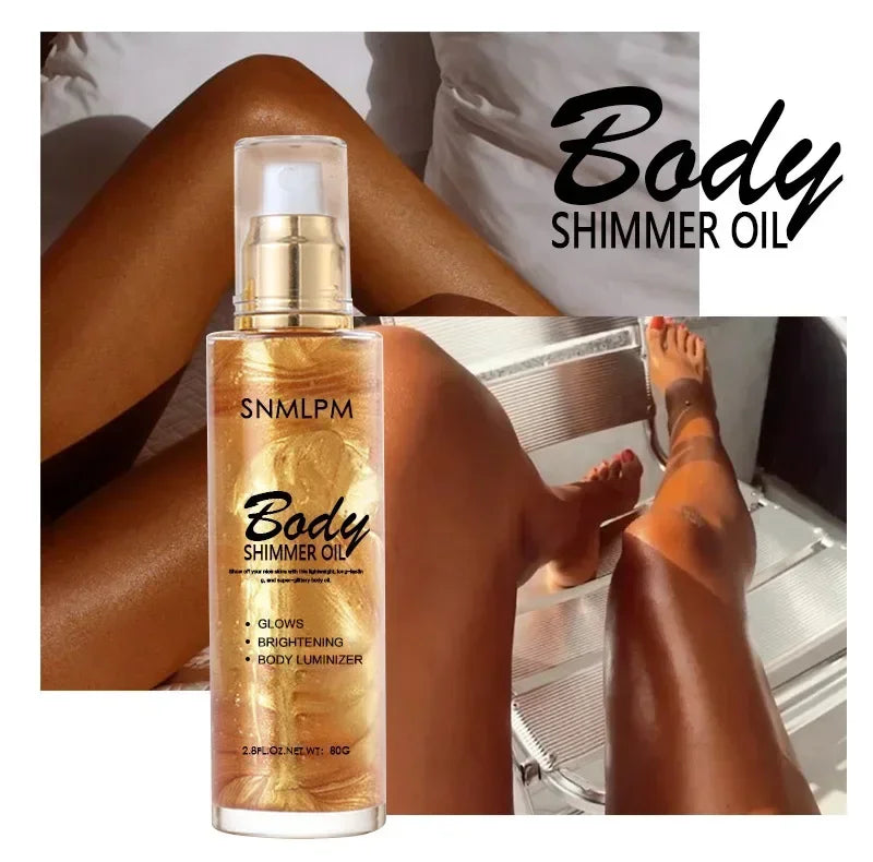 Glitter Spray Body Highlight Clavicle Glitter Spray Grooming Brightening Spray Face and Body Makeup