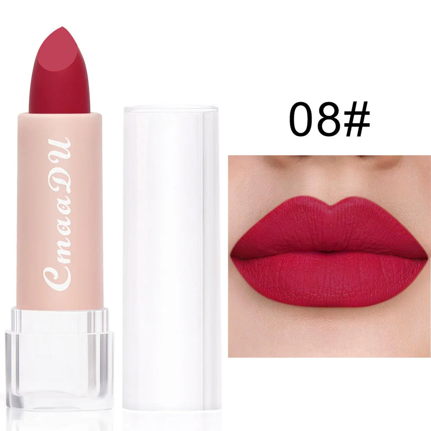 15 Colors Matte Lipstick 24 Hours Water Resistant Lipsticks Lip tint korean Makeup For Women Beauty Lip Stain Cheap Small Makeup
