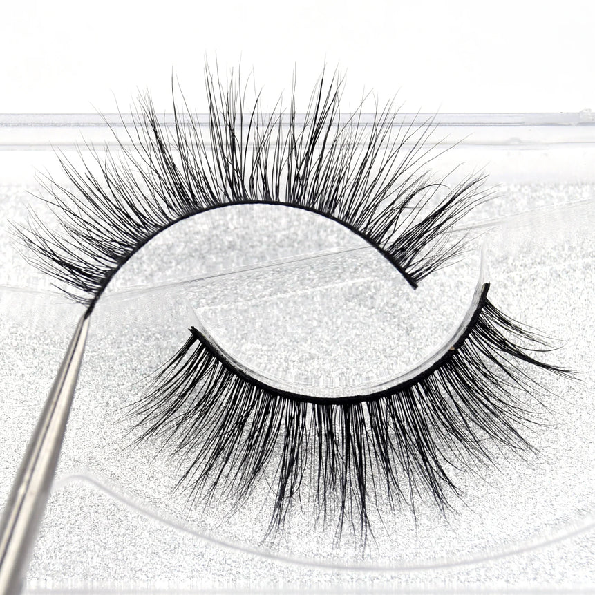 Visofree Eyelashes 3D Mink Lashes Soft Natural Handmade Cruelty Free Mink Eyelashes Lightweight  Full Strip Cilios Posticos D23