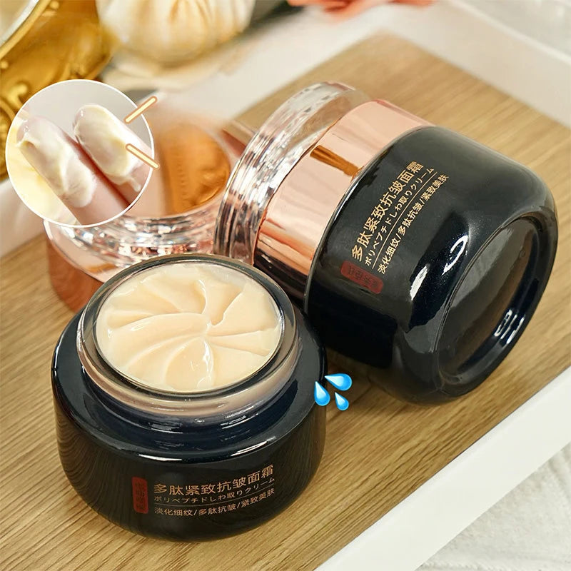 Peptide Anti Wrinkle Firming Cream Fades Fine Lines Brightens Skin Tone Moisturizes Hydrates Improves Dull Skin