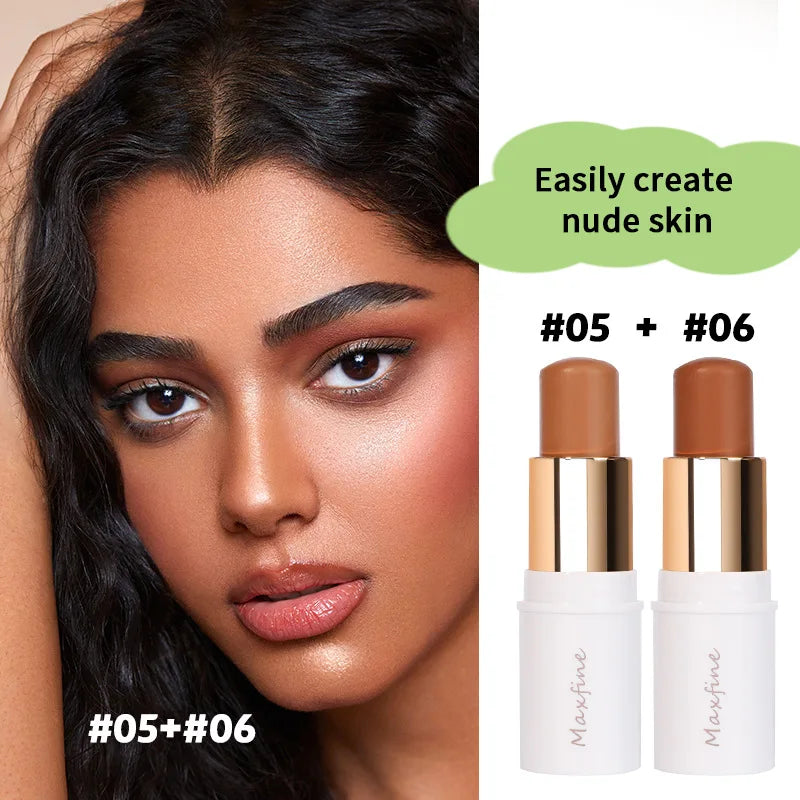 Light Breathable Concealer Foundation Makeup Stick Matte Oil Control Natural Moisturizer Face Foundation Cream Lasting Cosmetic