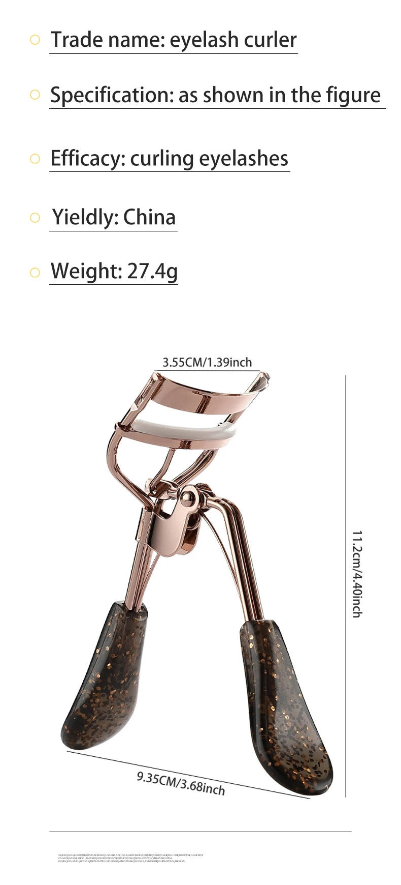 1PCS Woman Eyelash Curler Cosmetic Makeup Tools Clip Lash Curler Lash Lift Tool Beauty Eyelashes Multicolor Makeup Tools