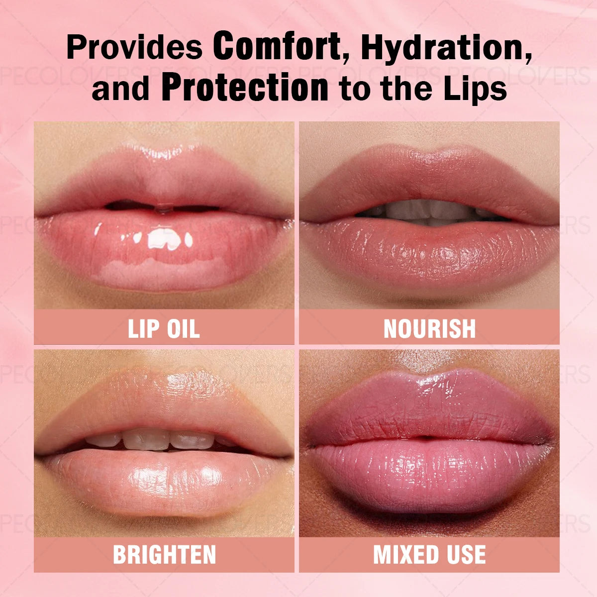 1 Pcs Fruity Flavors Moisturizing Lip Balm Lip Glaze, Silky Smooth and Soothing Lip Gloss, Hydrating Mirror Lip, Daily Lip Care