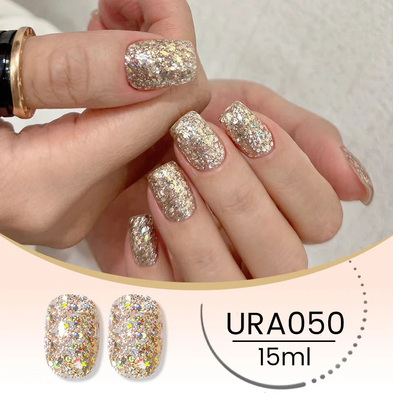 UR SUGAR 15ml No Wipe Top Base Gel Nail Gel Polish Matte Top Coat Enhancer Varnish Semi Permanent Soak Off UV LED Nail Art