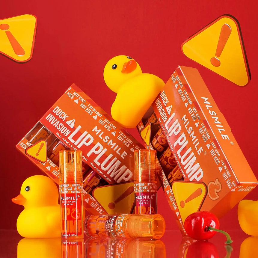 Lip Plumper Gloss Oil Moisturizing Mirror Finish Long Lasting Shine Fruit Scented Duck Mouth Liquid Lipstick Set
