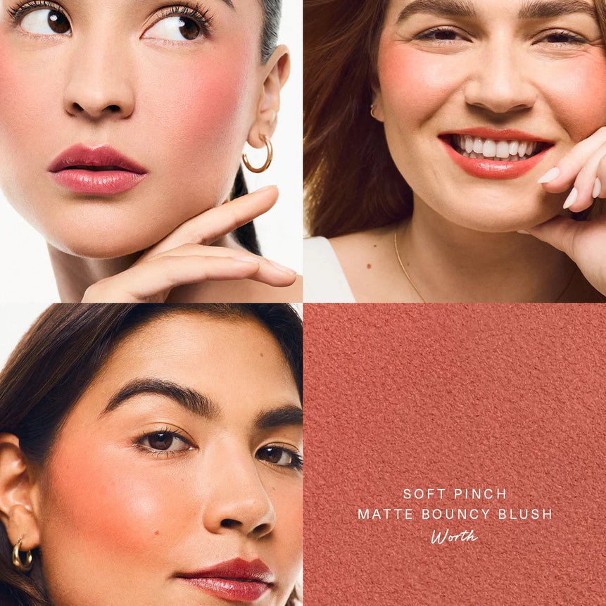 Rare Beauty Soft Pinch Matte Bouncy Cushiony Cream-to-powder Blush Airy And Lightweight Soft Pinch Liquid Blush Natural Flush
