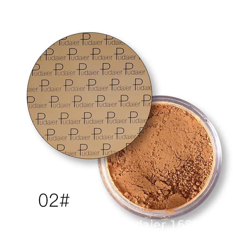 8 Color Long-Lasting Oil Control Matte Loose Face Powder - Invisible, -Matte Finishing Powder For Foundation Makeup
