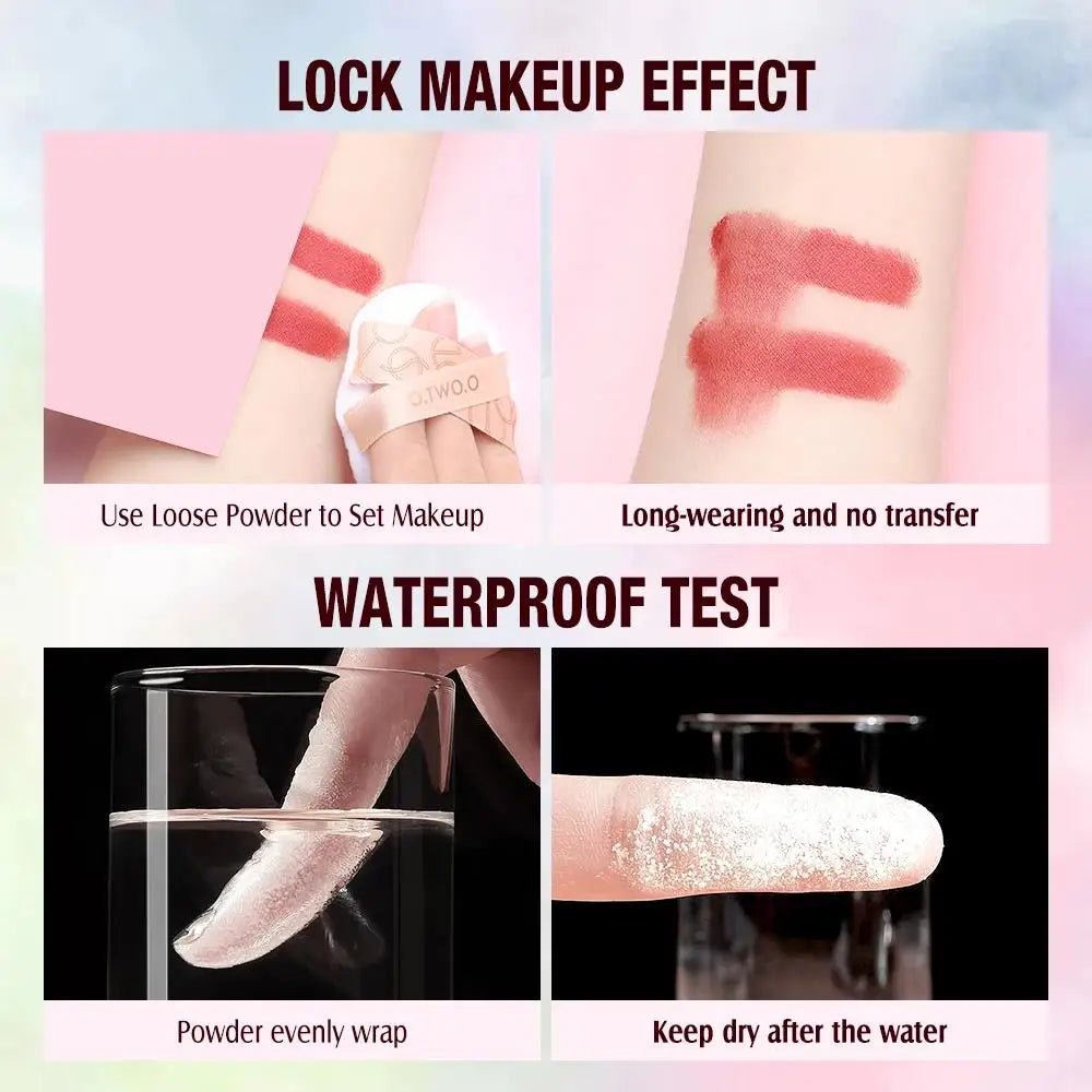 Oil Absorbing Translucent Loose Powder Blends Seamlessly Lightweight Setting Makeup For Flawless Matte Finish