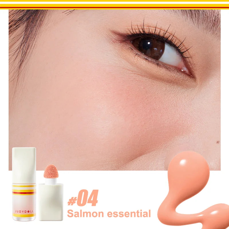 Judydoll Liquid Blush, Expanding & Shrinking Shade for Natural Flush, Long-Lasting, Dewy Finish for Fresh & Radiant Cheeks