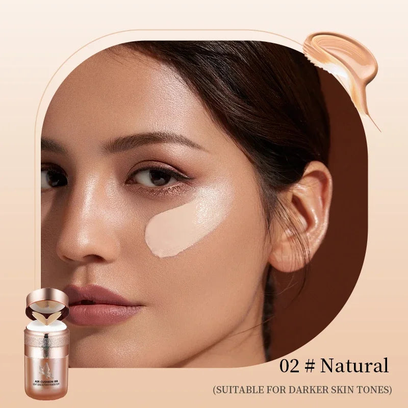 Air Cushion Butterfly Cream Moisturizing Foundation Whitening Oil-control Waterproof Makeup Cosmetics