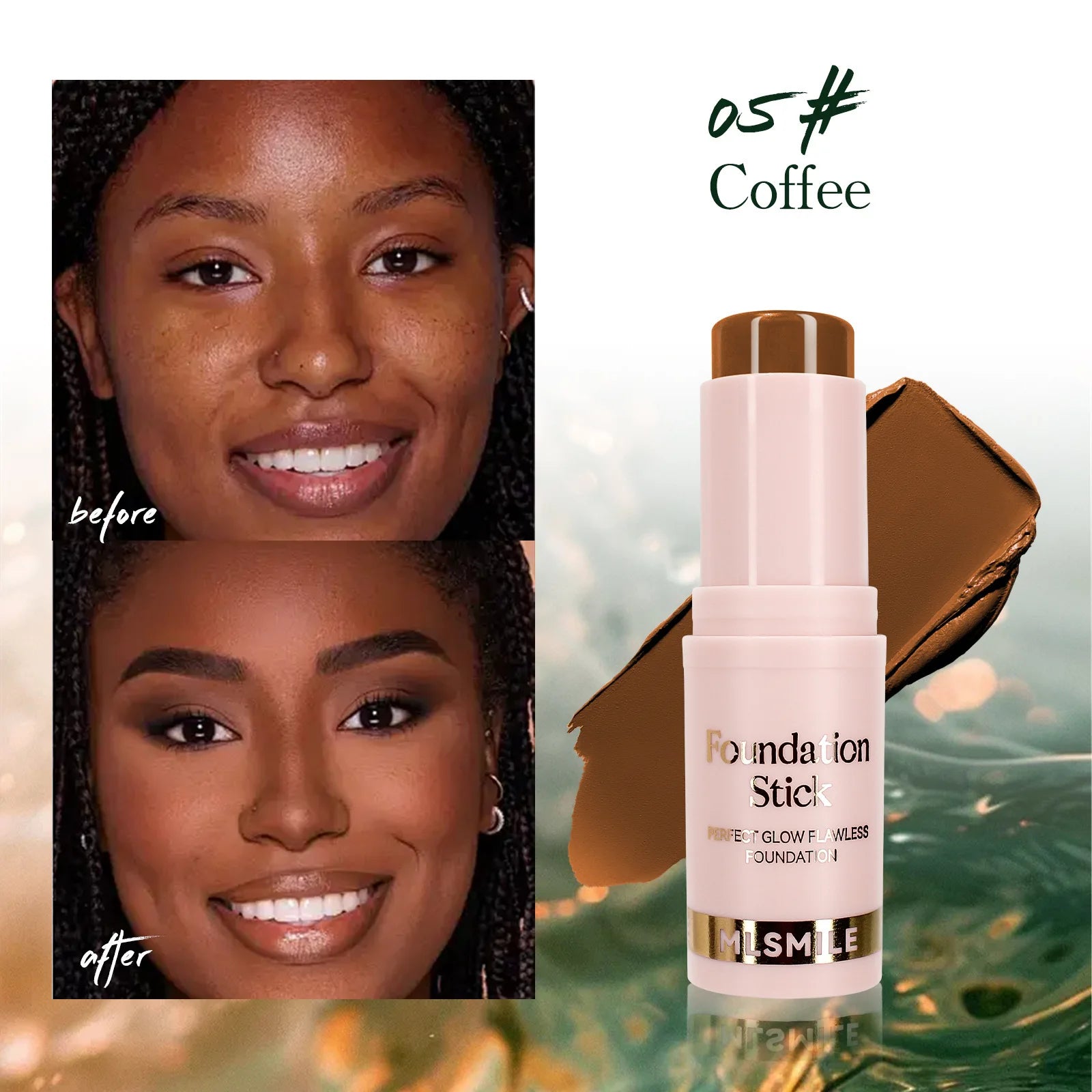 Concealer Foundation Make-up Stick Oil Control Natural Isolation Bb Cream Moisturizing Long-term Liquid Foundation Cosmetics