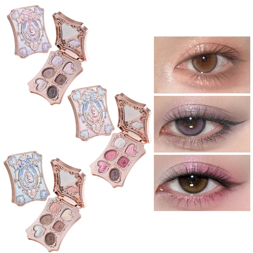 Flower Knows 2026 Bunny Garden Makeup Palette Cute Rabbit Themed Eyeshadow Blush Highlight All In One Cosmetic Collection
