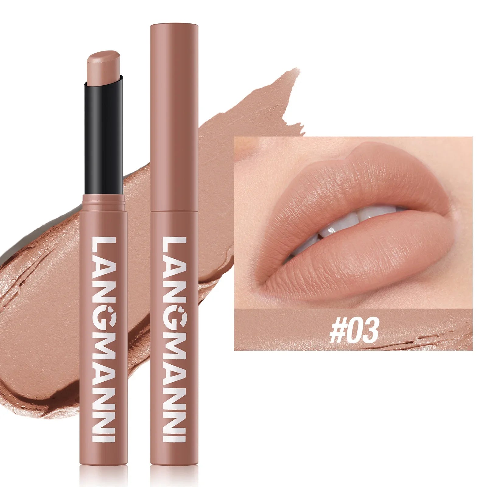12 Color Matte Lipstick Non-Stick Cup Long-Lasting Velvet Finish Lipstick Pen  Smooth Matte Lip Color Waterproof Non-Fading