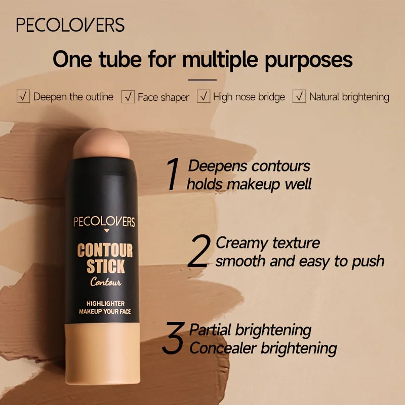 Makeup Face Contouring Bronzer Stick Multifunctional Highlighter Brightening Blusher Rouge Cream Modify Concealer Pen