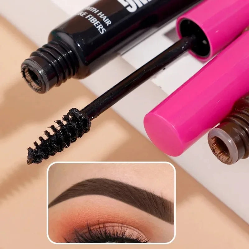 1pcs Eyebrow Gel Cream Waterproof Styling Cream Long Lasting Fixing Brow Make Up Natural Wild Brow Pomade Setting Gel with Brush