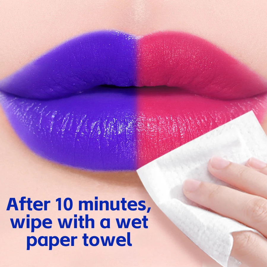 Blue Rose Lipstick Temperature Color Changing lipstic Moisturizing  Female Makeup products Sexy Lip tint Gloss Shiny Lipsticks