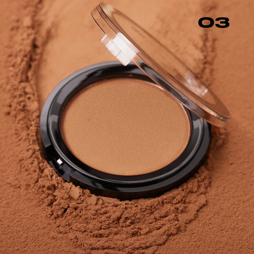 Professional Matte Contour Powder Palette - Long-Lasting Bronzer & Highlighter Makeup Kit for 3D Face Shaping,