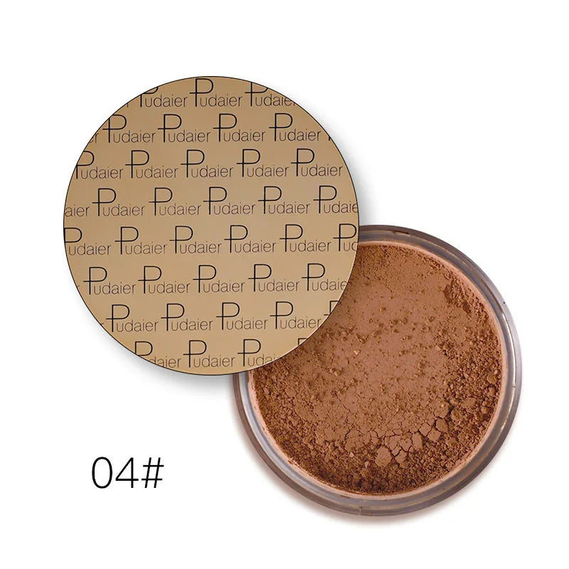 8 Color Long-Lasting Oil Control Matte Loose Face Powder - Invisible, -Matte Finishing Powder For Foundation Makeup