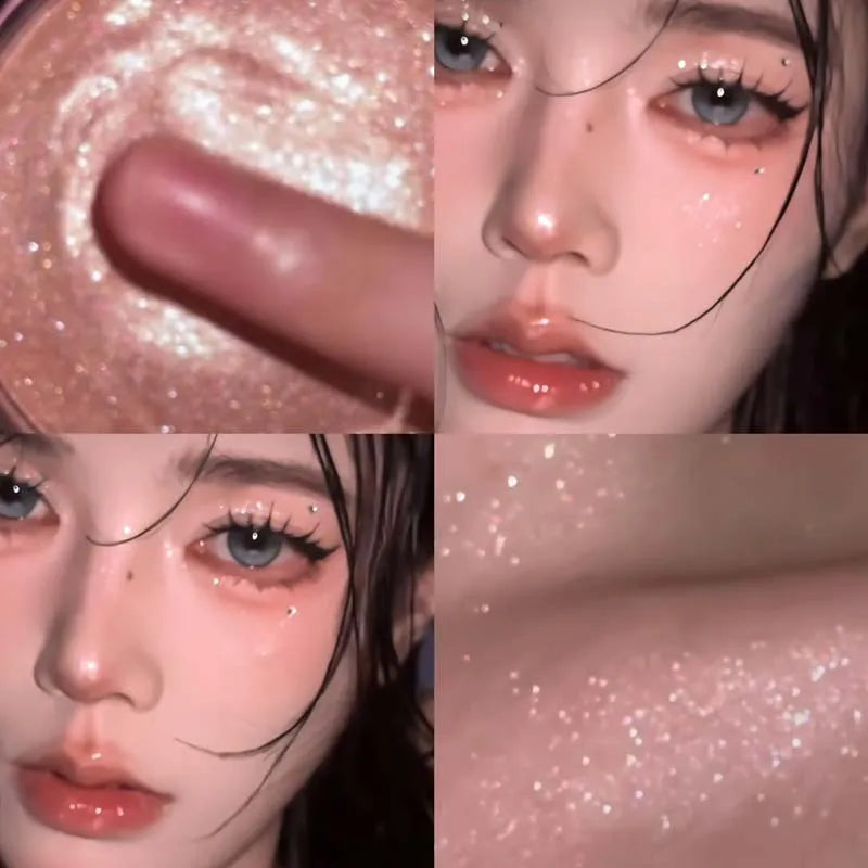 HERORANGE Highlight Cream Flashing Pearlescent Three-Dimensional Brightening Highlight Mashed Potato Texture Highlight Cream