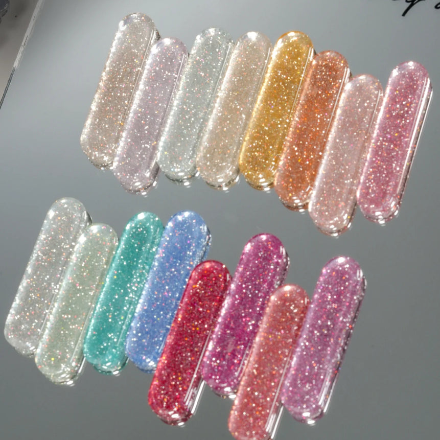 Diamond Glitter Nail Art 16 Colors 15ml Gel Nail Polish Soaking UV LED Nail Gel Salon Female Nail Art Tools Fashion