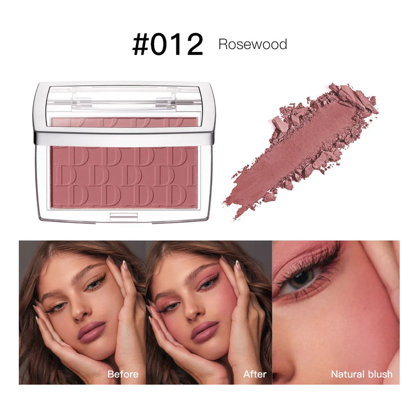 Single Color Blush Silky Texture High Color Rendering No Powder Feeling Low Saturation Long-lasting Natural Matte Blush Cream