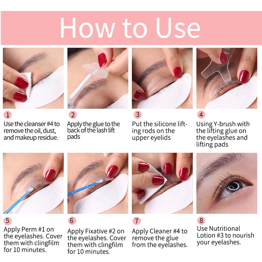 ICONSIGN Lash Lift Kit Lifiting Eyelash Enhancer Lifting Kit Salon Lash Perm Eyes Makeup Gift For Friends
