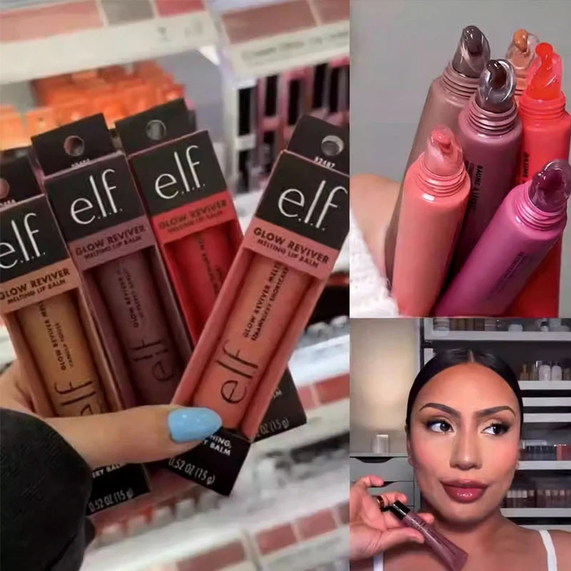Elf 2-Models Lip Gloss Optional Lightweight Hydrating Nourishing  Lip Balm Repairing Create Naturally Plump Lips Improve Dryness