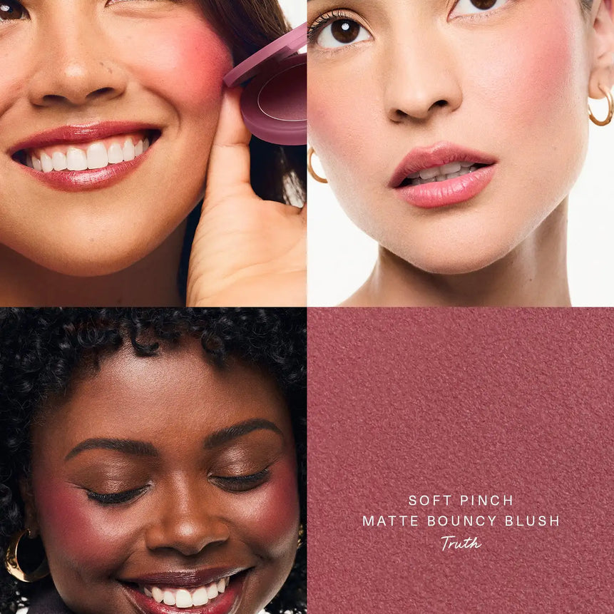 Rare Beauty Soft Pinch Matte Bouncy Cushiony Cream-to-powder Blush Airy And Lightweight Soft Pinch Liquid Blush Natural Flush