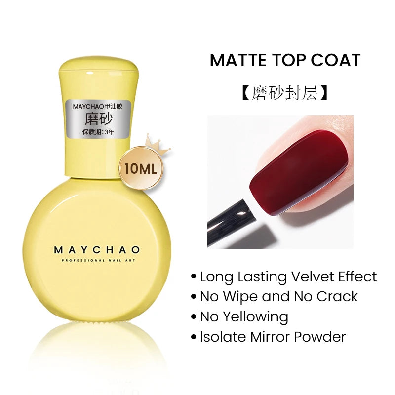 MAYCHAO 10ml Cat Magnetic Gel Nail Polish Cat Eye Glitter Effect Semi Permanent Soak Off UV Gel Varnish Manicure For Nail Art