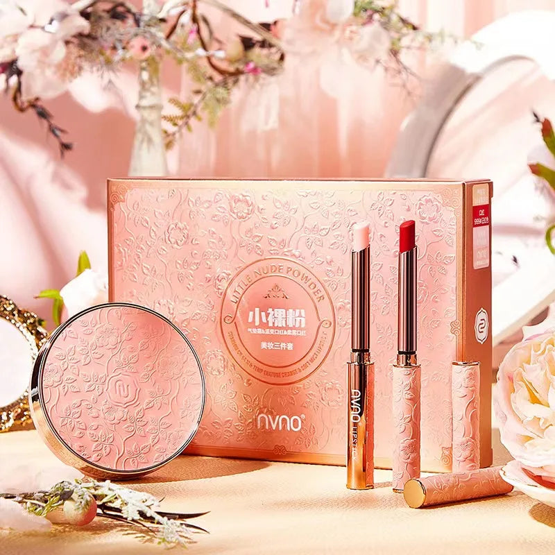Makeup Sets Include Face Powder Foundation Concealer Eyeliner BB Cream Lipstick Make Up Valentine's Day Christmas Gift Box