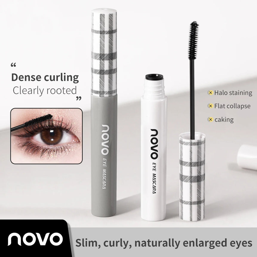 Black Mascara, Waterproof & Long-Lasting, Volumizing and Curling and Extension, Suitable for Mascara Base and Everyday Look