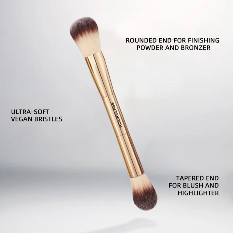 HOURGLASS Complexion Essentials Brush Set -Dragon series 3 makeup brushes with a Packaging box and a Brush bucket