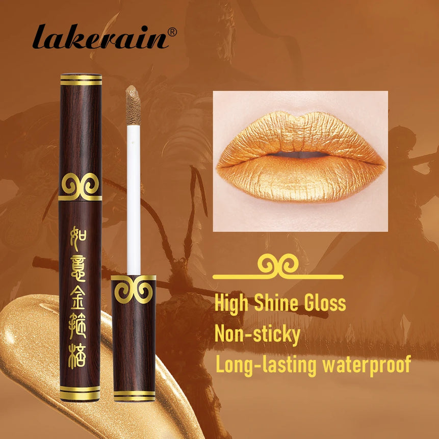 Lakerain Matte Velvet Lip Gloss Waterproof Liquid Lipstick Nude Lips Tint Mud Non-sticky Long Lasting High Shine Lip Glosses