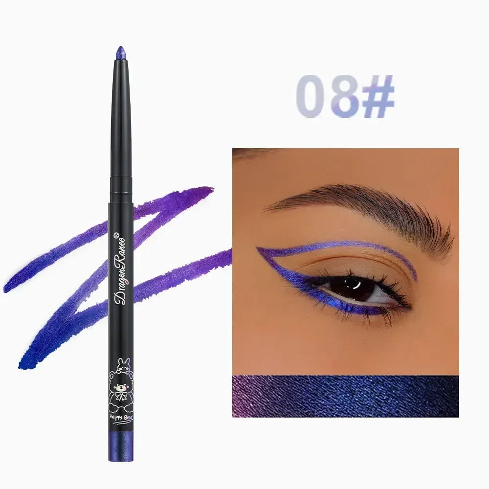Diamond Shiny Eyeliner Pencil Waterproof Chameleon Eyeliner Gel Metallic Eyeshadow Liner Pearl Gloss Color Aurora Eyes Make up