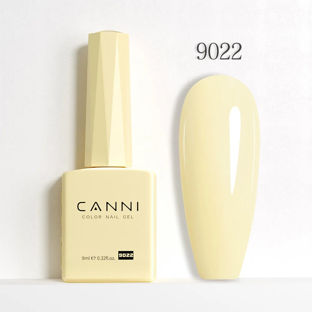 9ml CANNI HEMA/TPO FREE Nude Pink Color Nail Gel Polish Full Coverage Semi Permanent Long Wear Top Coat Venalisa Gel Varnish