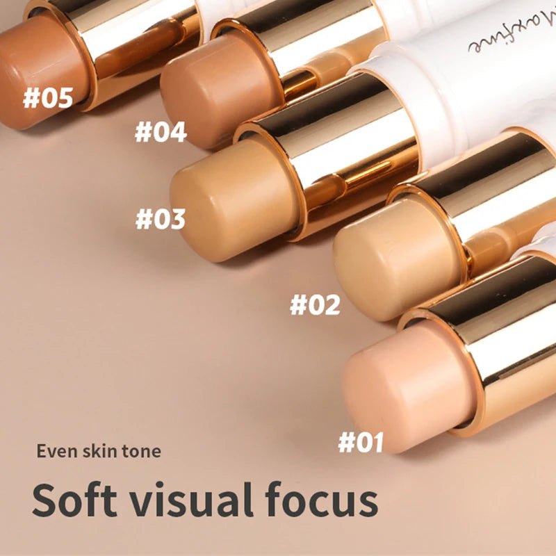 Light Breathable Concealer Foundation Makeup Stick Matte Oil Control Natural Moisturizer Face Foundation Cream Lasting Cosmetic
