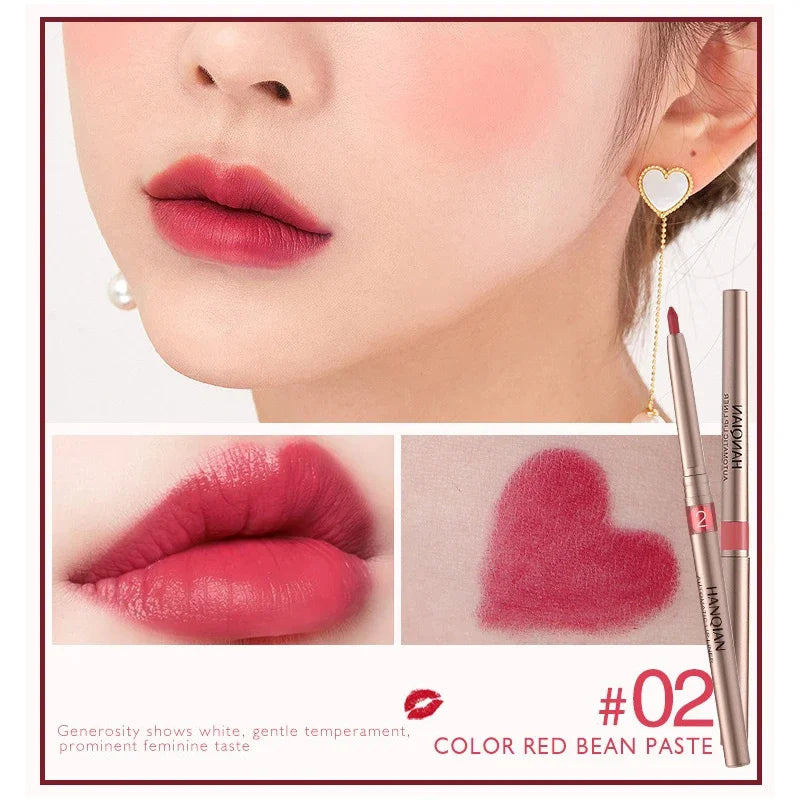 Automatic Rotary Lip Liner Easy Makeup Colour Lipstick Pencil Waterproof Long-lasting Matte Lipsticks Portable Girls Cosmetics