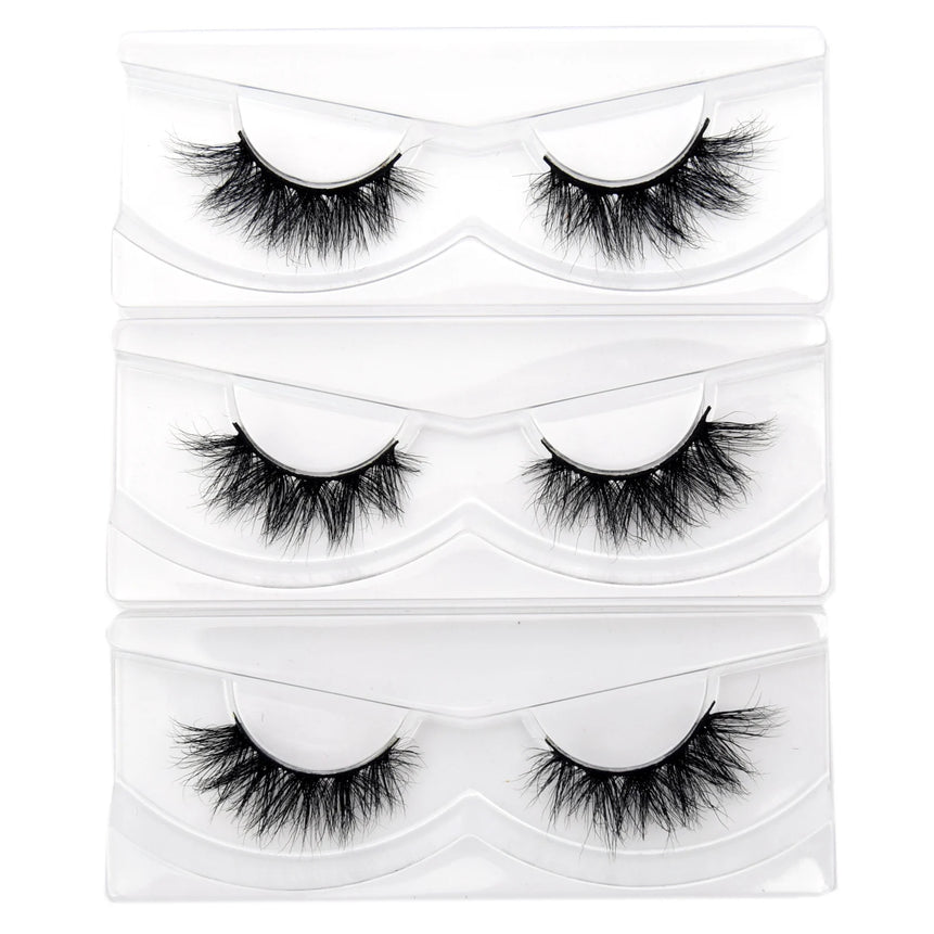 Visofree Eyelashes 3D Mink Lashes Soft Natural Handmade Cruelty Free Mink Eyelashes Lightweight  Full Strip Cilios Posticos D23