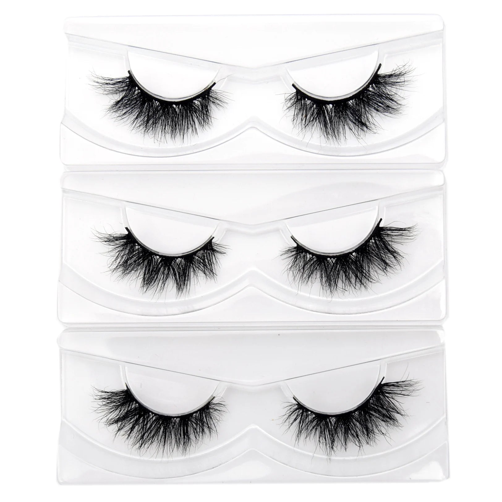 Visofree Eyelashes 3D Mink Lashes Soft Natural Handmade Cruelty Free Mink Eyelashes Lightweight  Full Strip Cilios Posticos D23