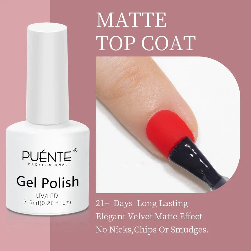 PUENTE Sparkle Platinum Gel Nail Polish 5ML Shiny Gold Silver Glitter Painting Gel Drawing Semi Permanent Varnish For Manicure