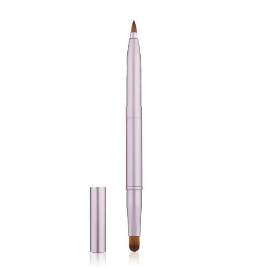 Fashion Lip Brush Makeup Tools Portable Eyeline Brushes Retractable Lipstick Brush With Protect Cap Cosmetic Beauty Tool
