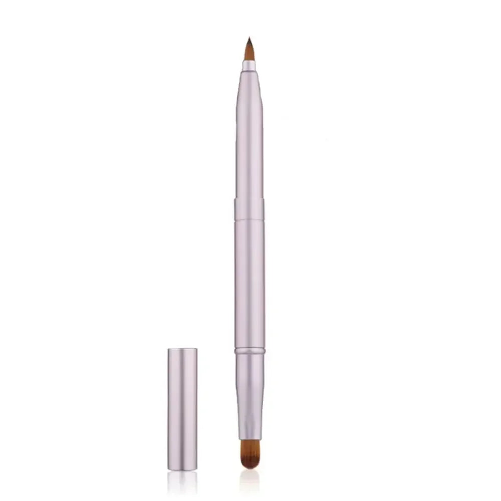 Fashion Lip Brush Makeup Tools Portable Eyeline Brushes Retractable Lipstick Brush With Protect Cap Cosmetic Beauty Tool