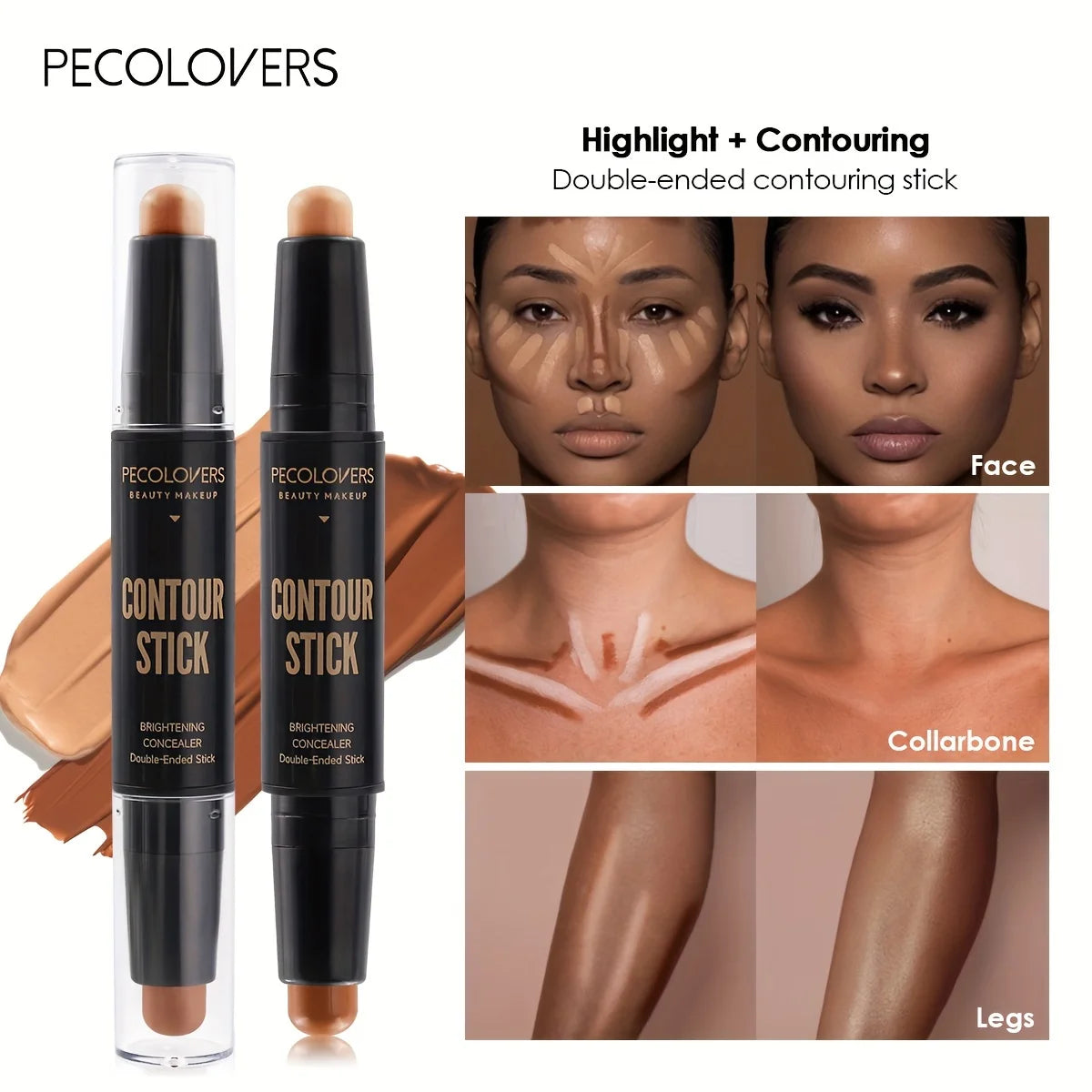 Face Foundation Cream For Face Bronzer Beauty Contour Makeup Base Foundation Cream For Women's Cosmetics New