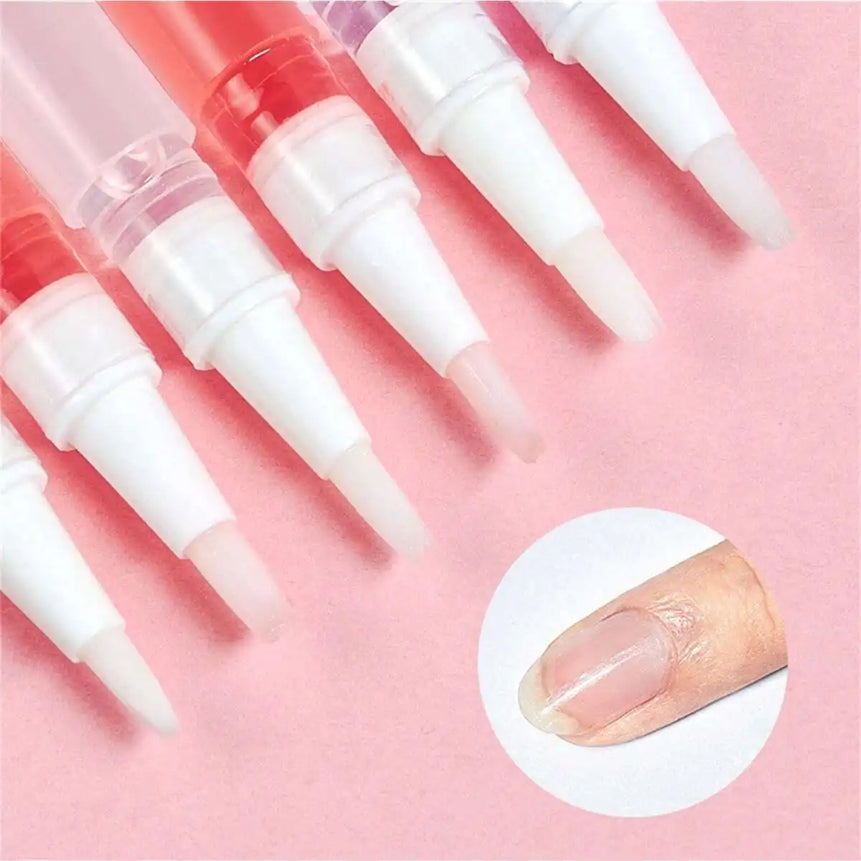 Nail Nutrition Oil Pen Nail Strengthener for Thin Nails And Growth 6 Smells Nail Treatment Cuticle Revitalizer Oil Manicure Nail