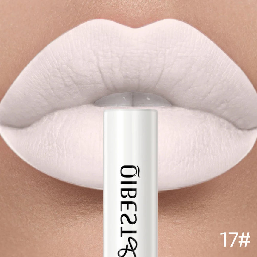 Matte Liquid Lipstick Waterproof Velvet Nude Sexy Red Lip Gloss Long Lasting Nonstick Lip Stain Makeup 24 Colors Hot Lipgloss
